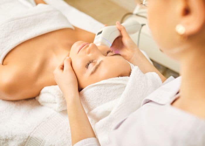 Mesotherapy skin and hair rejuvenation treatment procedure