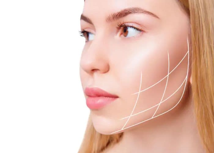 Jawline contouring treatment for defined facial features